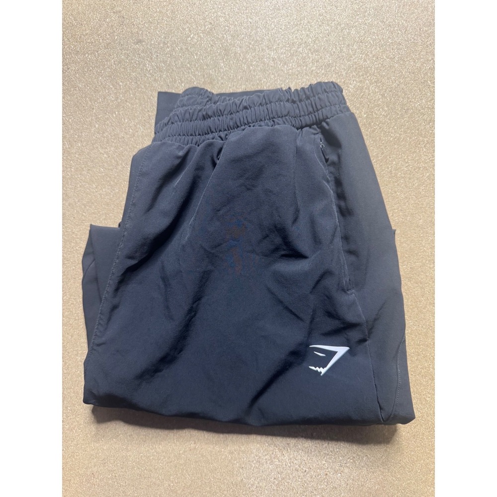 Gymshark Woven Training Joggers Lightweight Athletic‎ Pants Black Mens